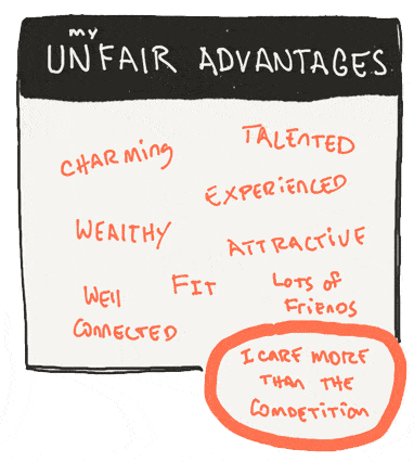 business idea unfair advantages